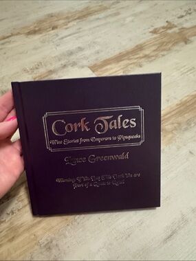Cork Tales Hardcover Book with Gold Foil Title
